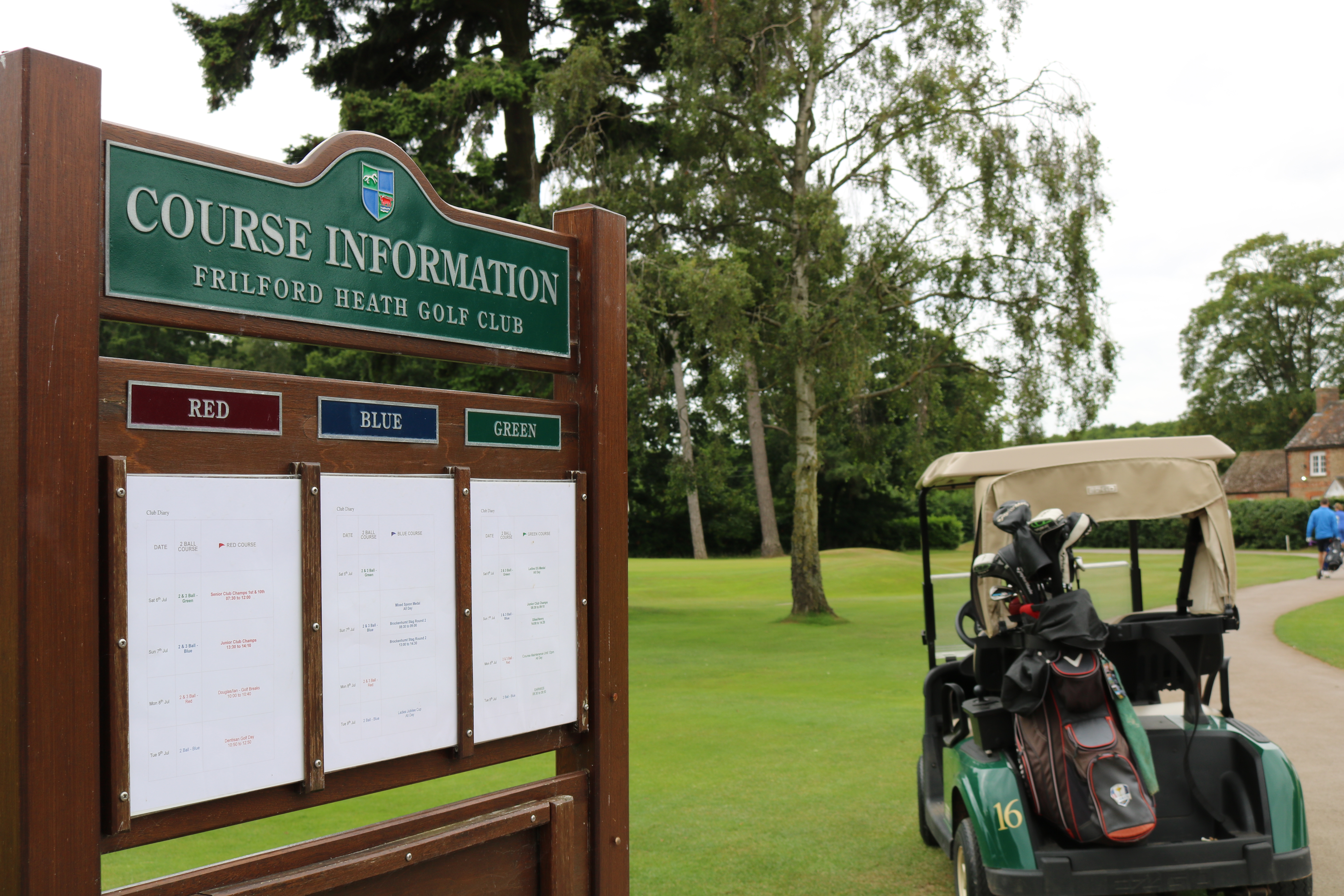Frilford Heath Golf Club Oxfordshire - dentisan annual golf day